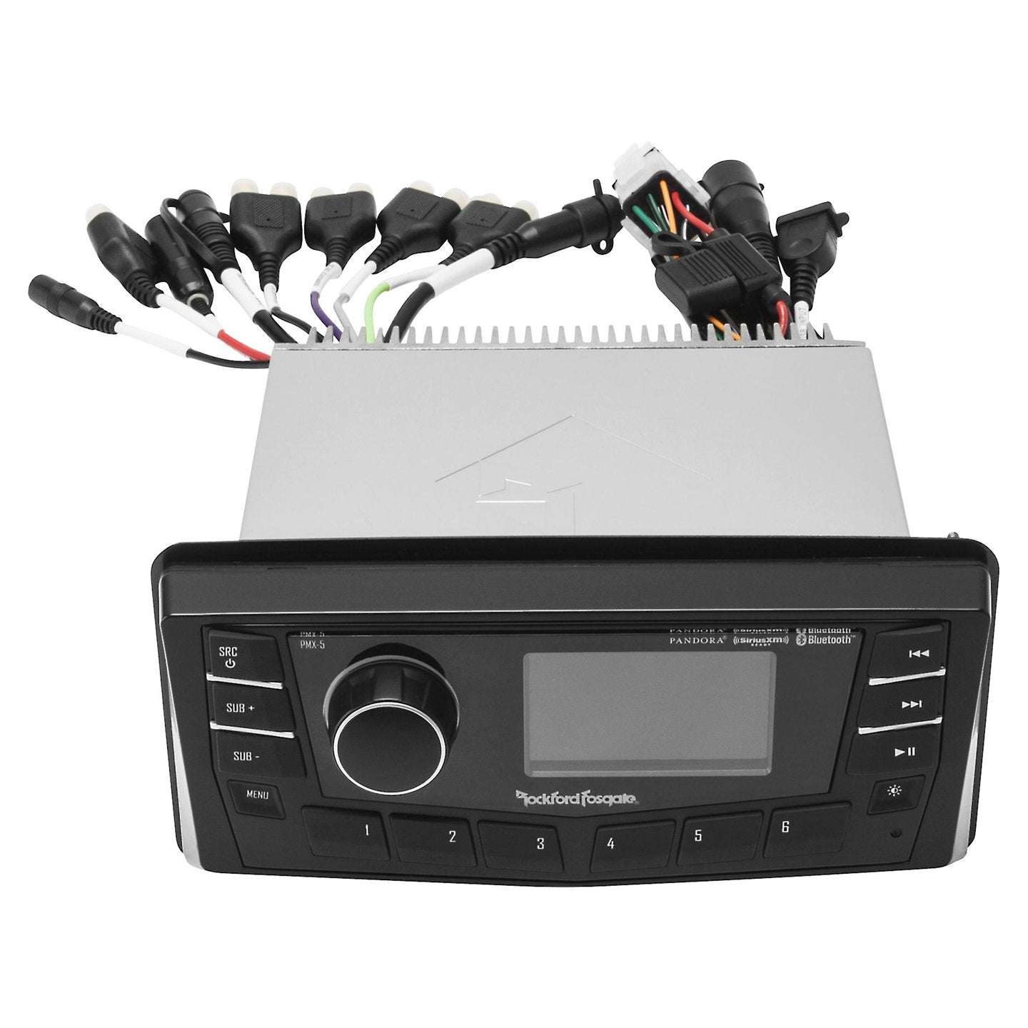 Rockford Fosgate PMX-5CAN, Punch 1.75 Din 2.7" Wet Bonded IPx6 Color Media Receiver