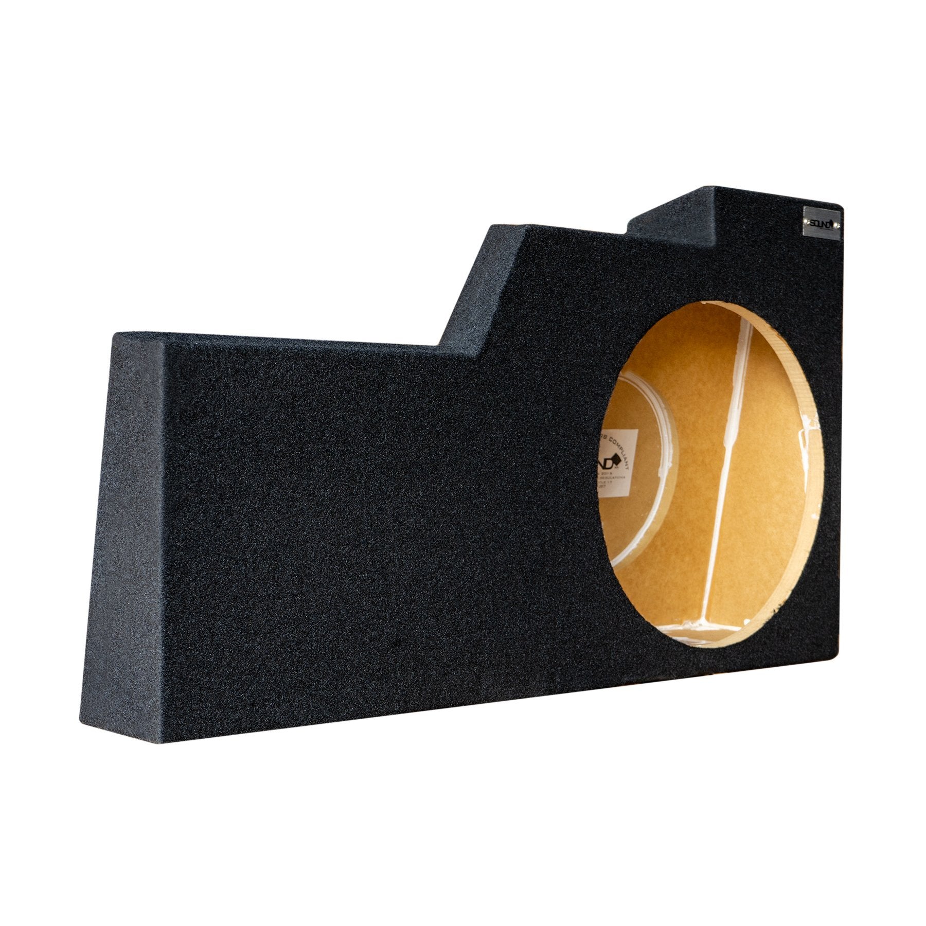 SoundBox Chevy Silverado/ GMC Sierra Double (Extended) Cab 2014-2018 Single 10" Upfire Subwoofer Enclosure
