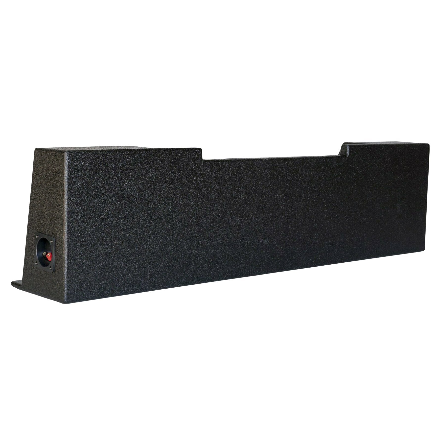 SoundBox Chevy Silverado /GMC Sierra Extended Cab 2008-2013 Dual 10" Downfire Subwoofer Enclosure, BedLiner Finish