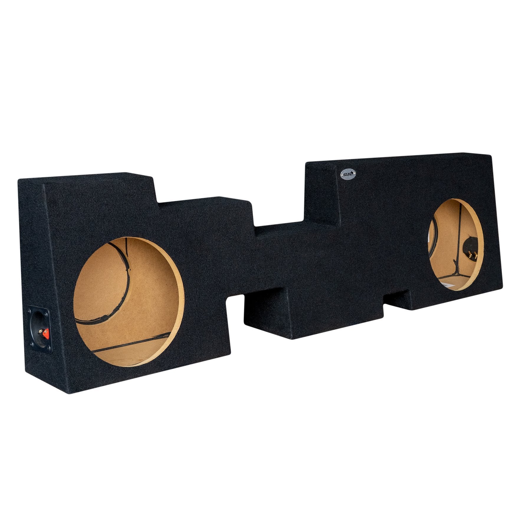 SoundBox Ford F250/F350 SuperDuty (CrewCab) 2017-2019 Dual 10" Upfire Subwoofer Enclosure