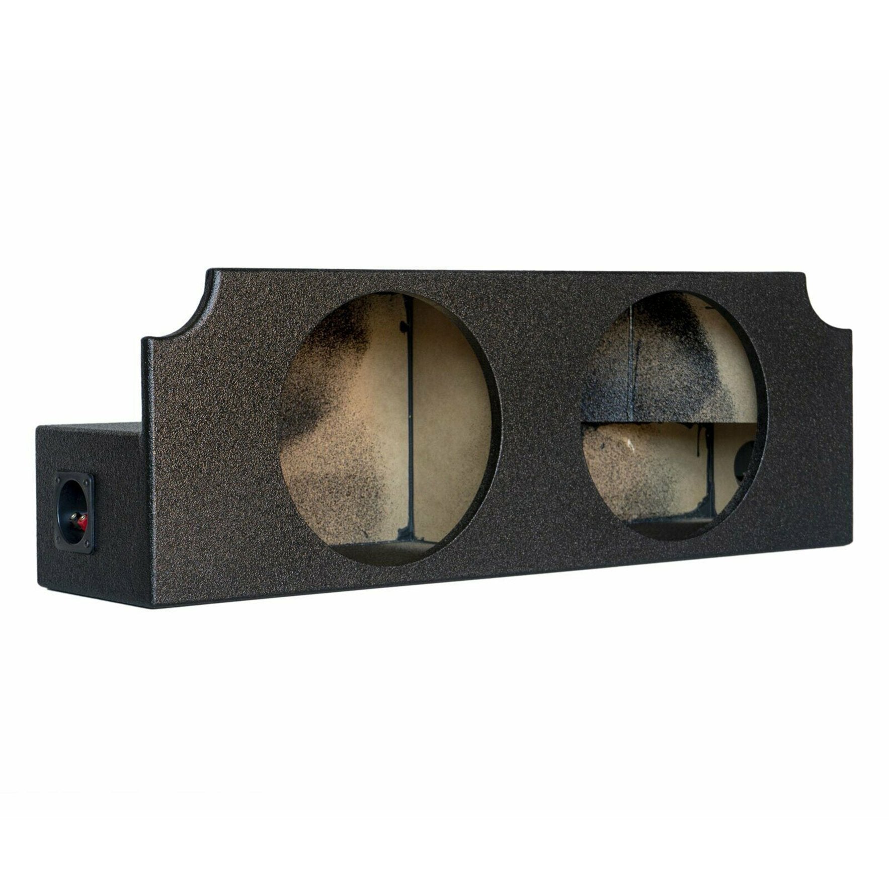 SoundBox Nissan 370Z 2009-2013 Dual 12" Rearfire Subwoofer Enclosure, BedLiner Finish