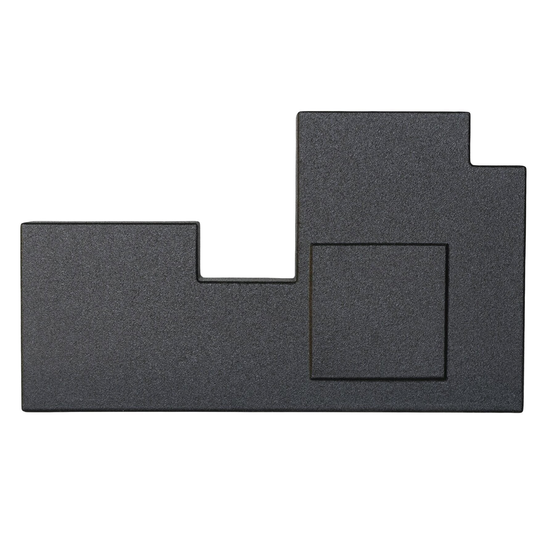 SoundBox Toyota Tundra Double Cab 2007-2017 Single 10" Downfire Subwoofer Enclosure, BedLiner Finish