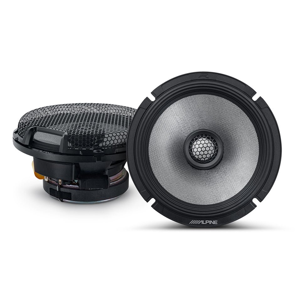 Alpine R2-S65, R Series 6.5" 2-Way Hi-Res Coaxial Speakers - 300W