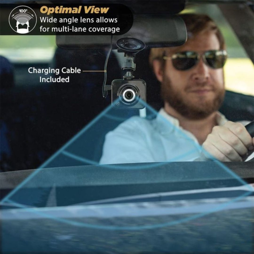 Scosche DDVR2409, 2.0" HD 720P Dash Cam