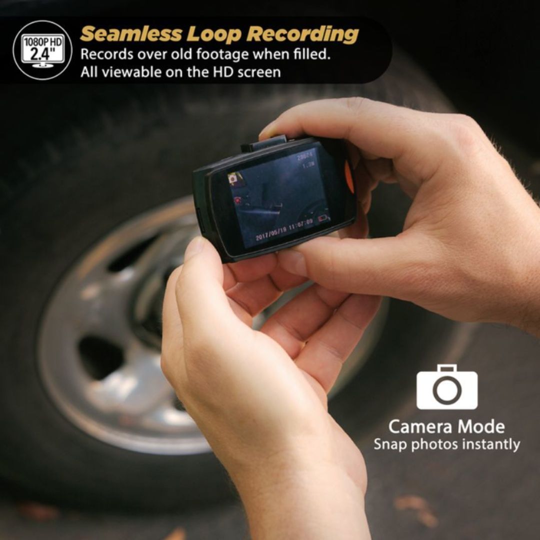 Scosche DDVR28G-ST2, Dash DVR 2 2.4" 8Gb