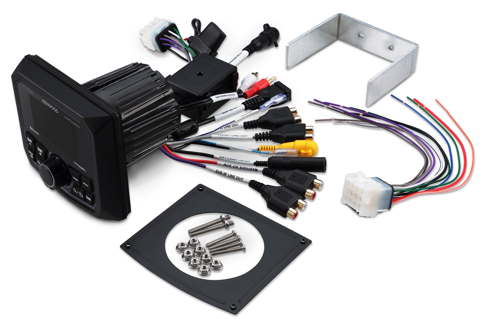 Kenwood KMR-XM500, eXcelon Marine Digital Media Receiver w/ Built-in Bluetooth® (does not play CDs)