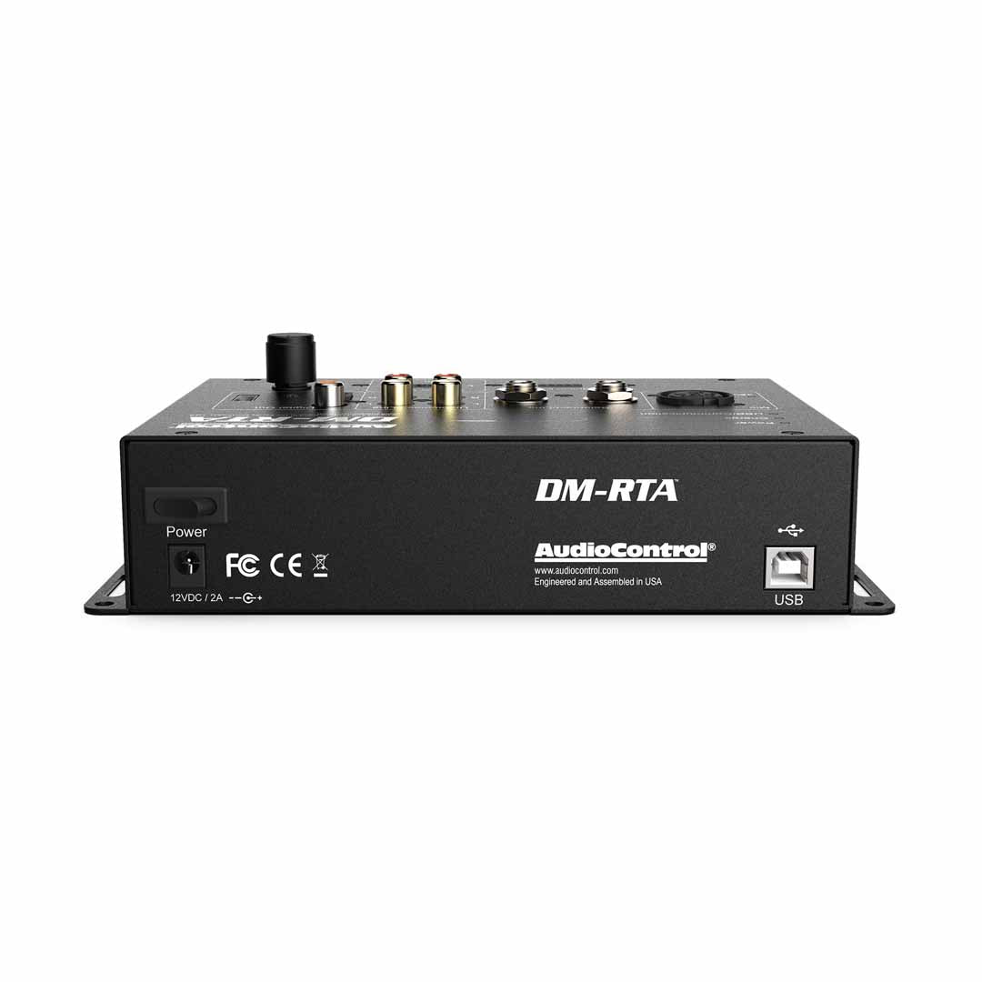 AudioControl DM-RTA BASE KIT, Hard Case w/ Test Leads, USB A to A and Power Supply