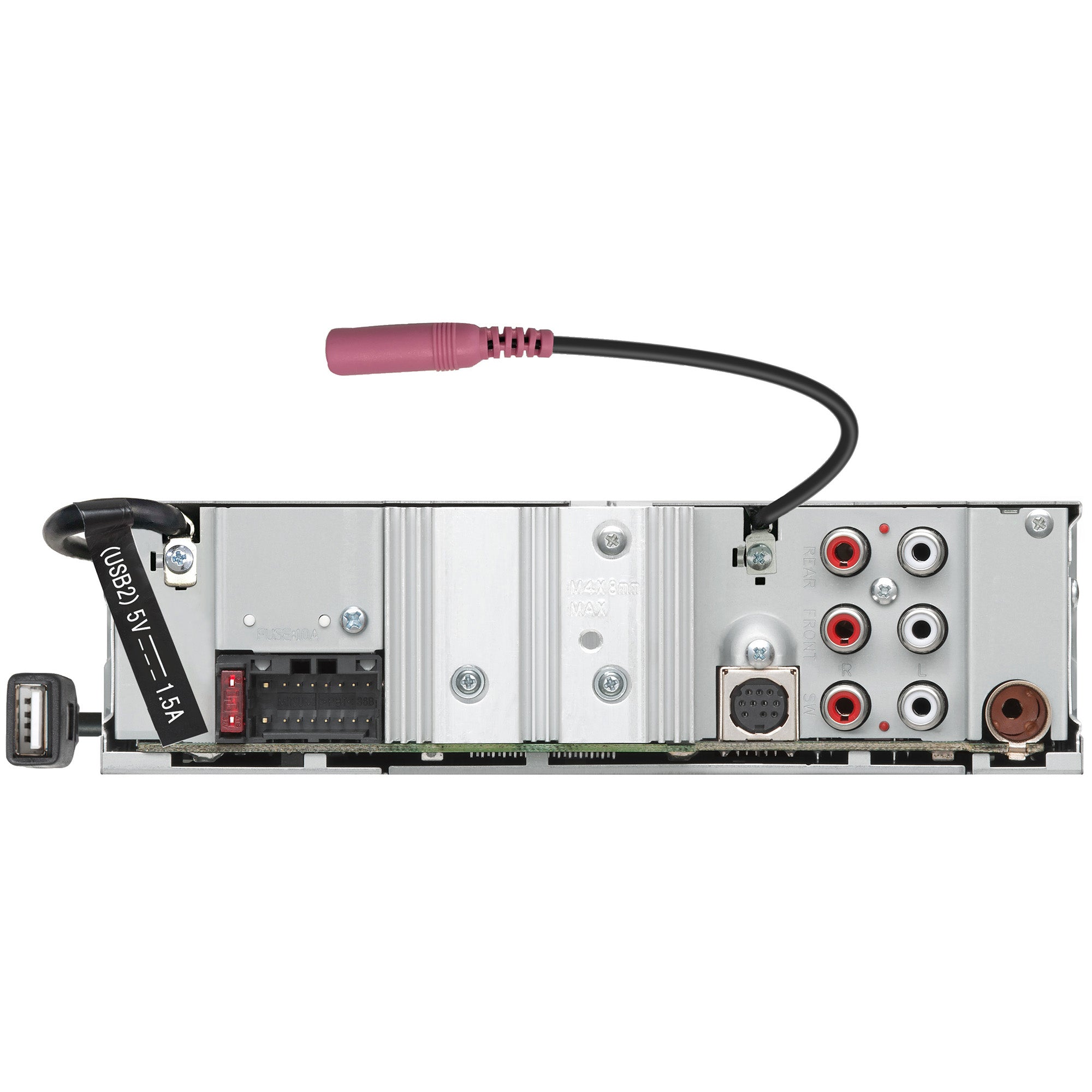 Kenwood KMM-BT732HD, Bluetooth Digital Media Receiver w/ HD Radio (Does Not Play CDs)