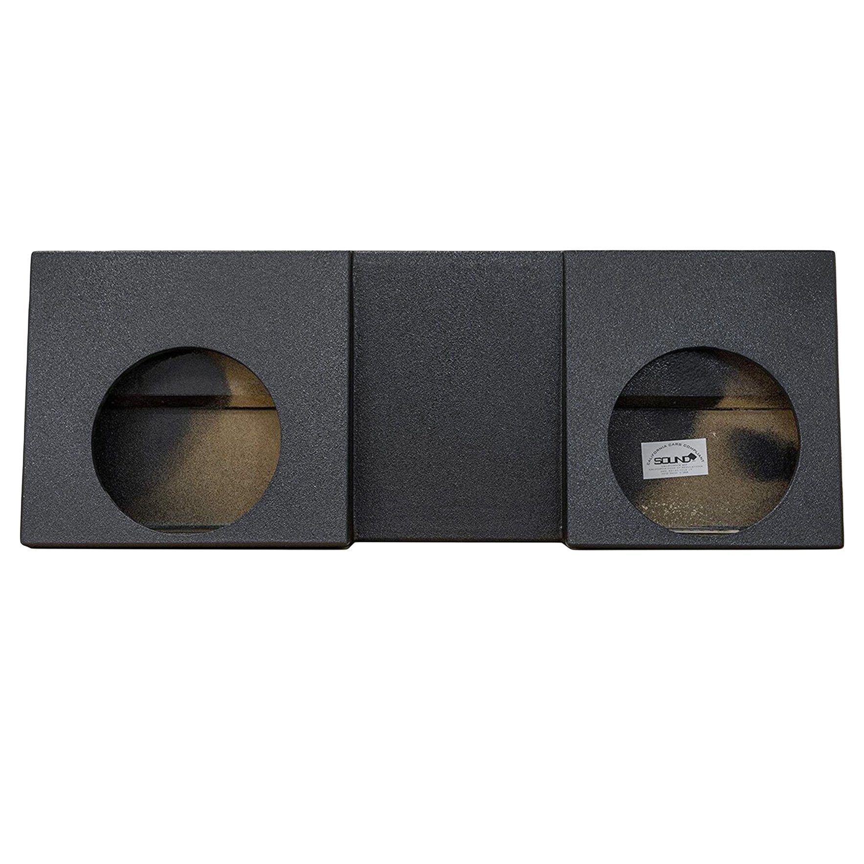 SoundBox Toyota Tacoma Double Cab 2005-2018 Dual 12" Frontfire Subwoofer Enclosure, BedLiner Finish