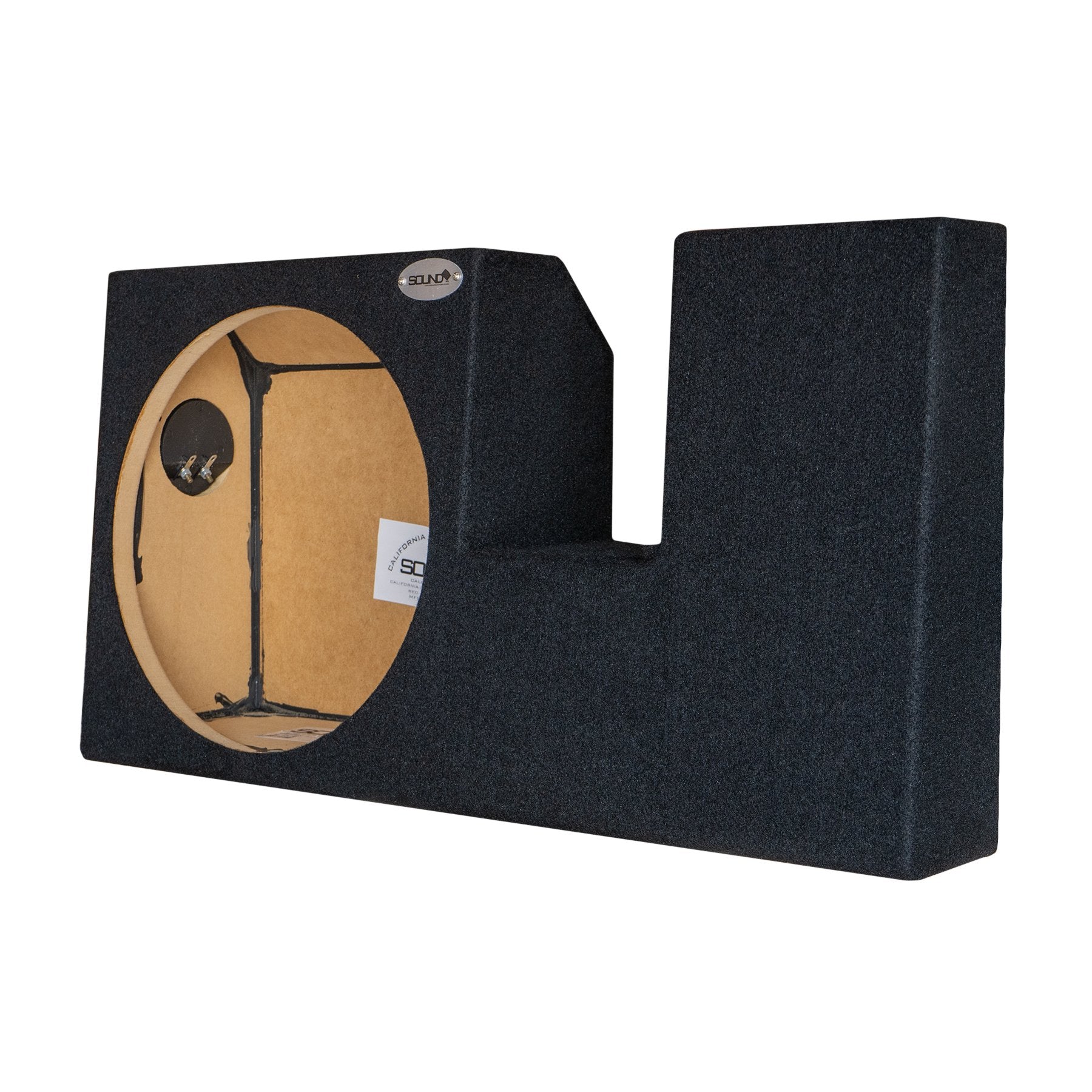 SoundBox Ford F150 SuperCrew (CrewCab) / SuperCab (Extended Cab) 2004-2008 Single 10" Upfrie Subwoofer Enclosure