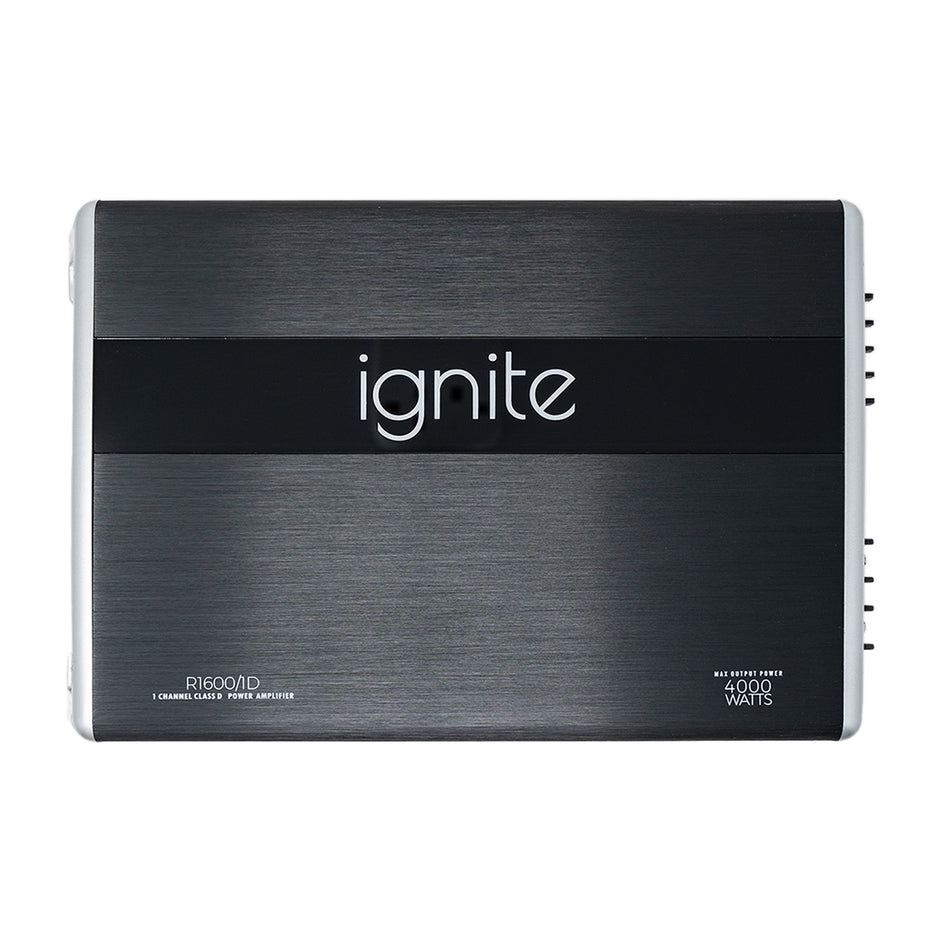 Ignite Audio R1600/1D, Class D Mono Block Car Amplifier, 4000 Watts