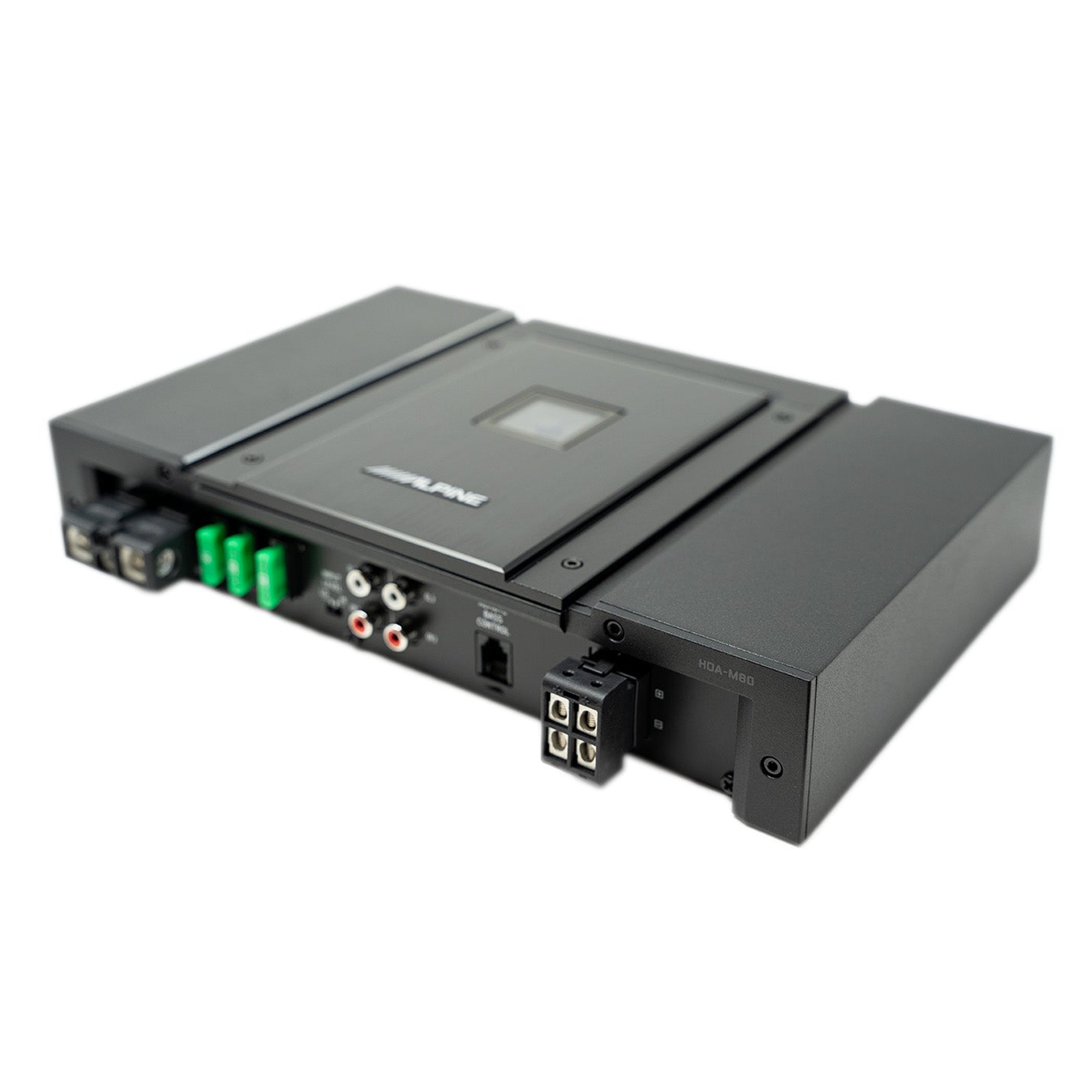 Alpine HDA-M80, Status Series Hi-Res Mono Car Subwoofer Amplifier, 900 Watts