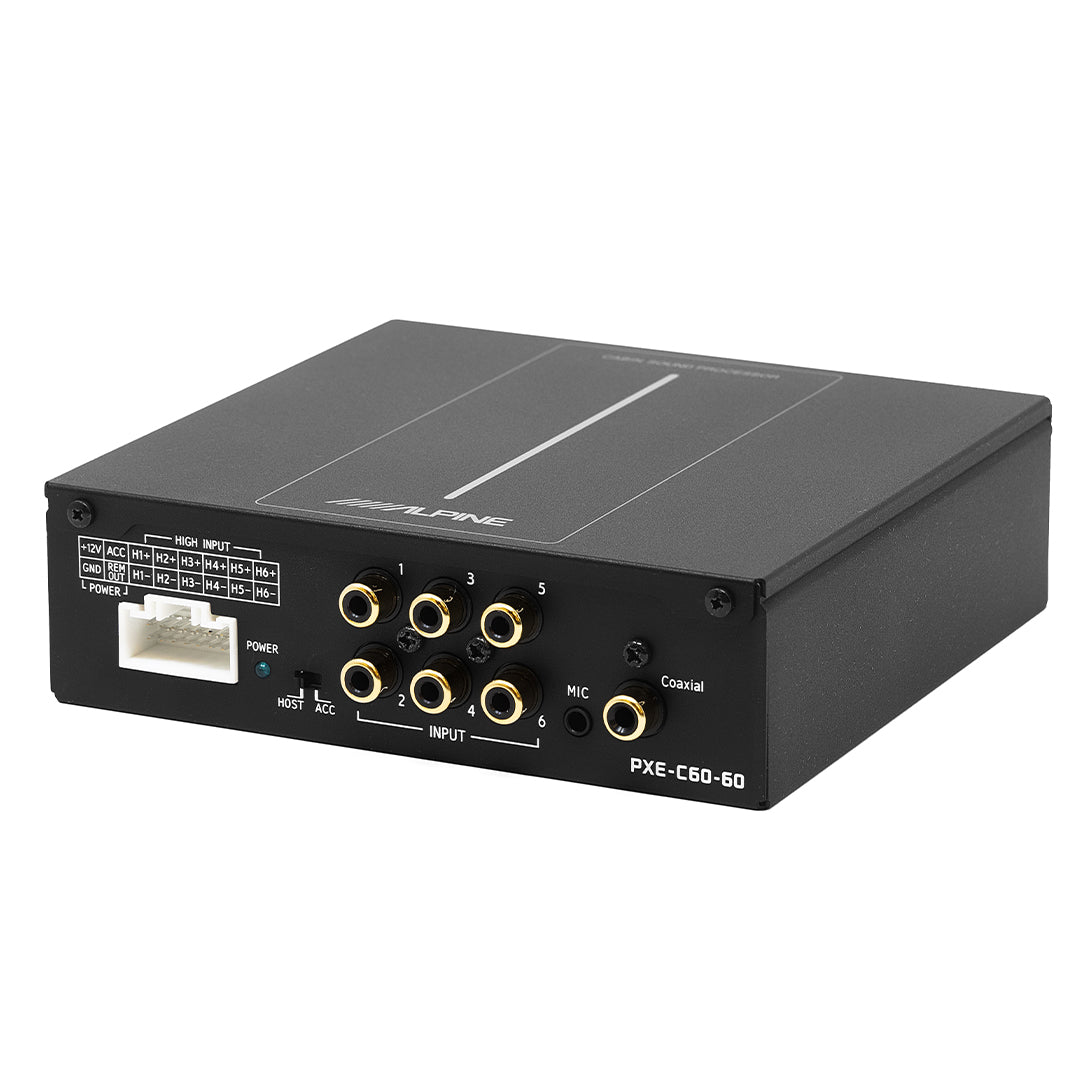 Alpine PXE-C60-60, OPTIM™6 6-Channel Sound Processor with Automatic Sound Tuning