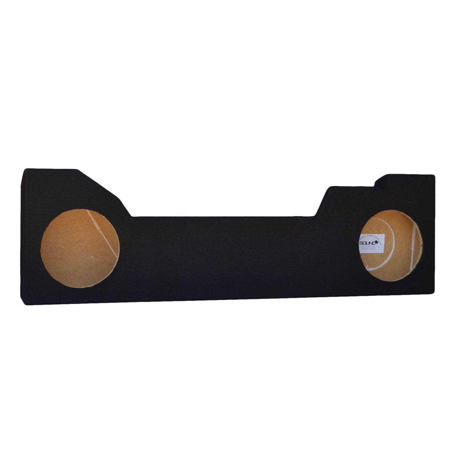 SoundBox Chevy Silverado/ GMC Sierra Double (Extended) Cab 2014-2018 Dual 12" Upfire Subwoofer Enclosure