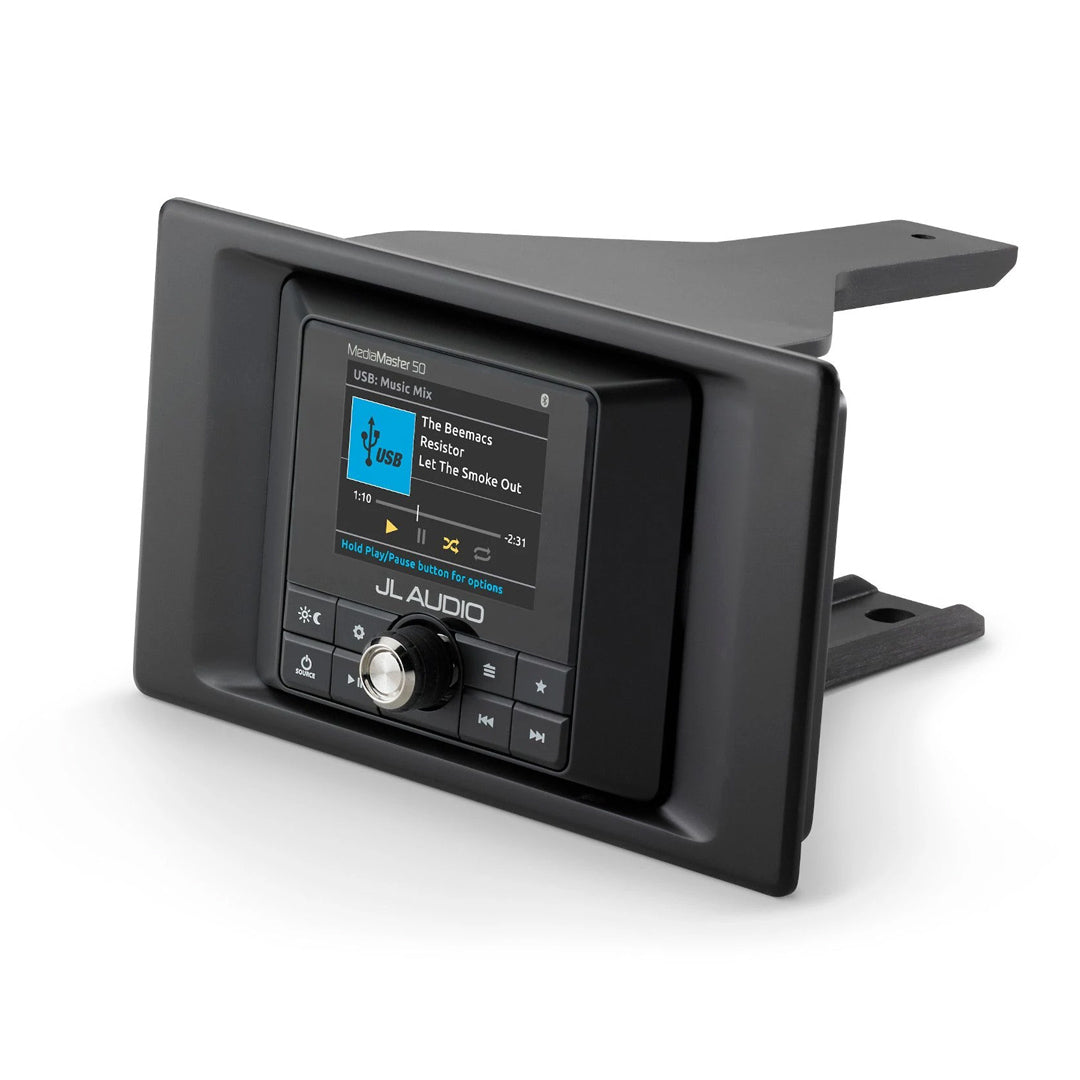 JL Audio SBA-POL-RZG2-DK-MM50, 2014-Up Polaris RZR 4 900, 900XC, XP 1000 & XP4 1000 Dash Kit for MediaMaster® MM50
