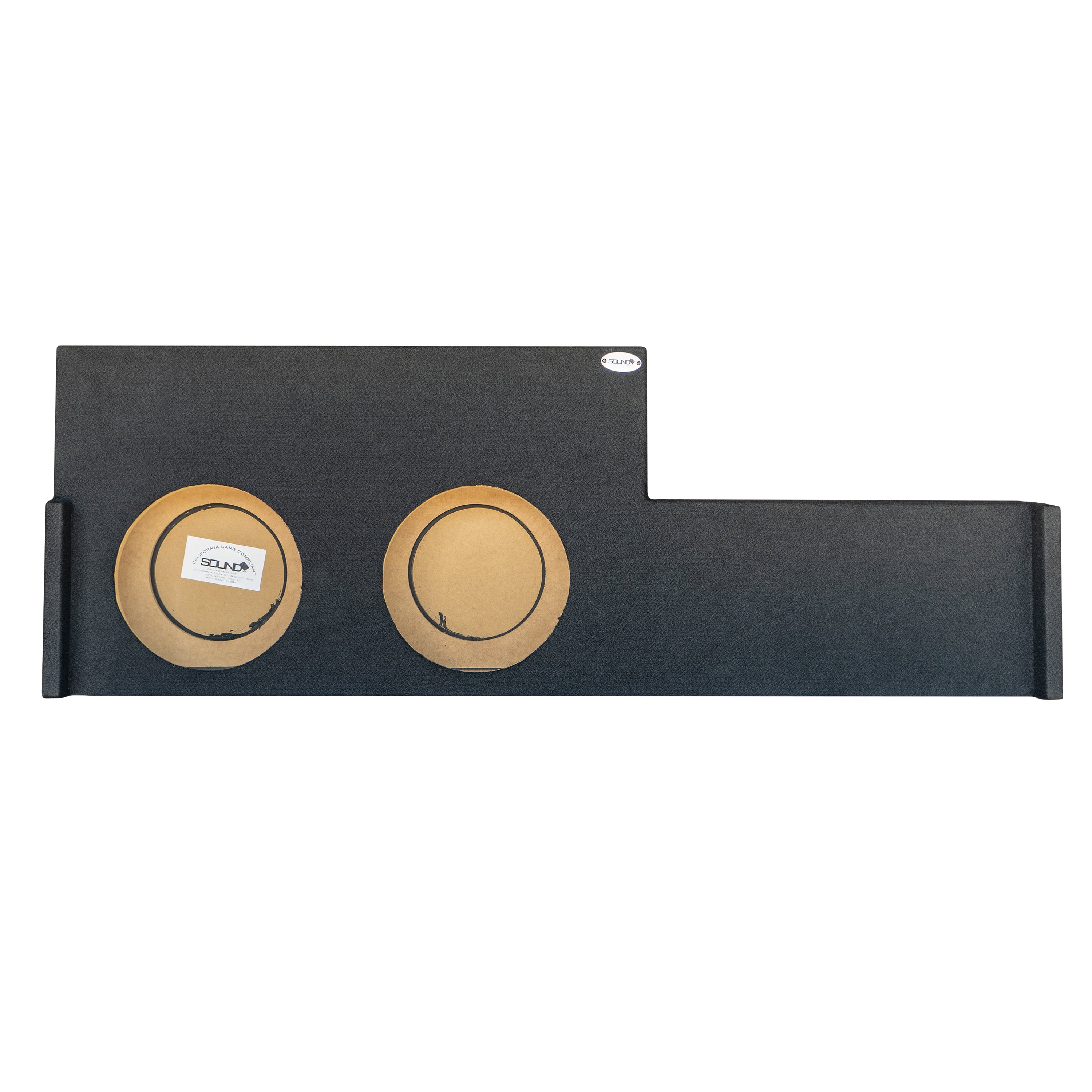 SoundBox Ford F150/F250/F350 Extended Cab 2017-2019 Dual 10" Downfire Subwoofer Enclosure