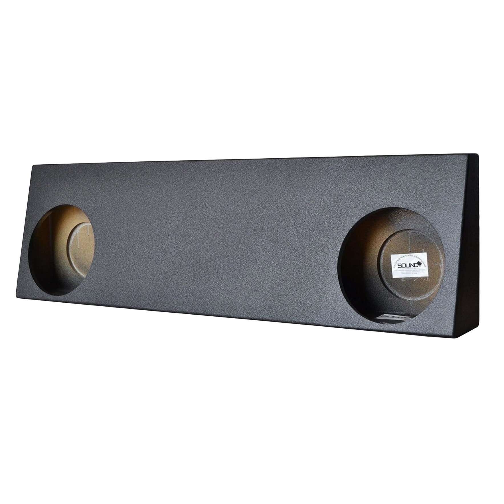 SoundBox Ford F250/F350/F450 SuperDuty Crew Cab 2004-2016 12" Frontfire Subwoofer Enclosure, BedLiner Finish