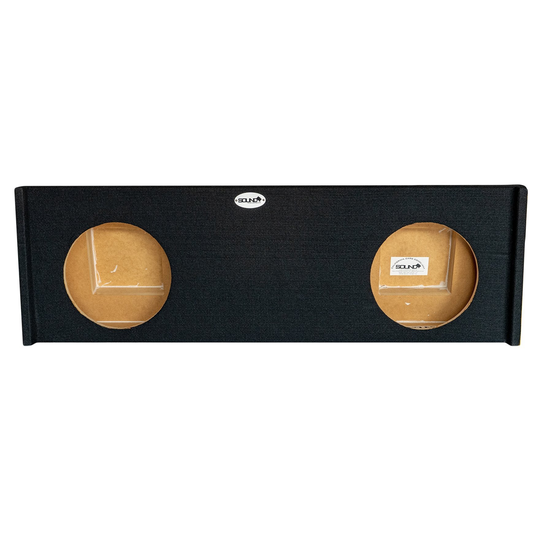 SoundBox Chevy Silverado /GMC Sierra Crew Cab 2008-2013 Dual 10" Subwoofer Enclosure