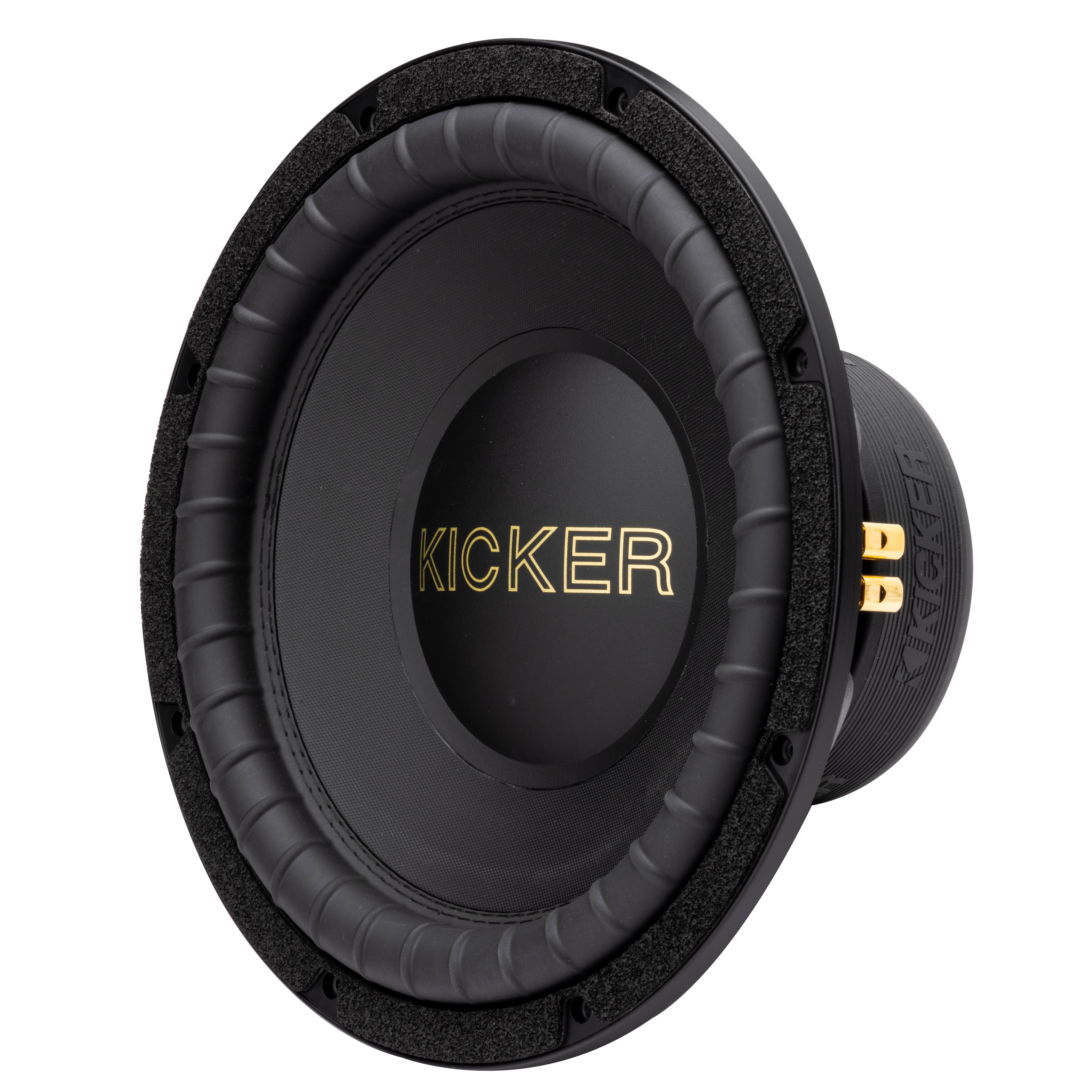 Kicker GOLD124, Gold 50th Anniversary 12" DVC 4 Ohm Subwoofer, 500W (50GOLD124)