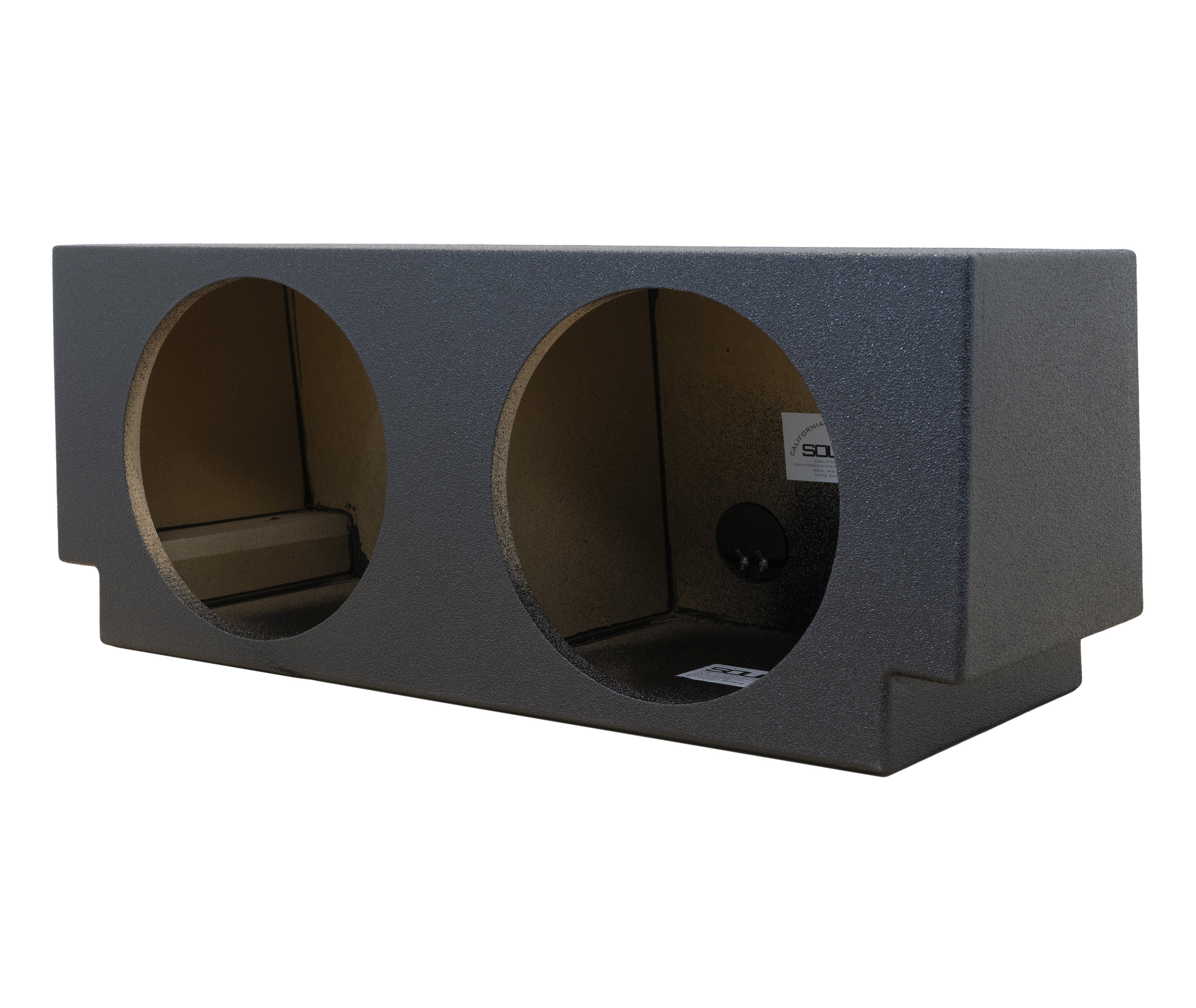 SoundBox Chevy Camaro 2016-2018 Dual 12" Subwoofer Enclosure, BedLiner Finish