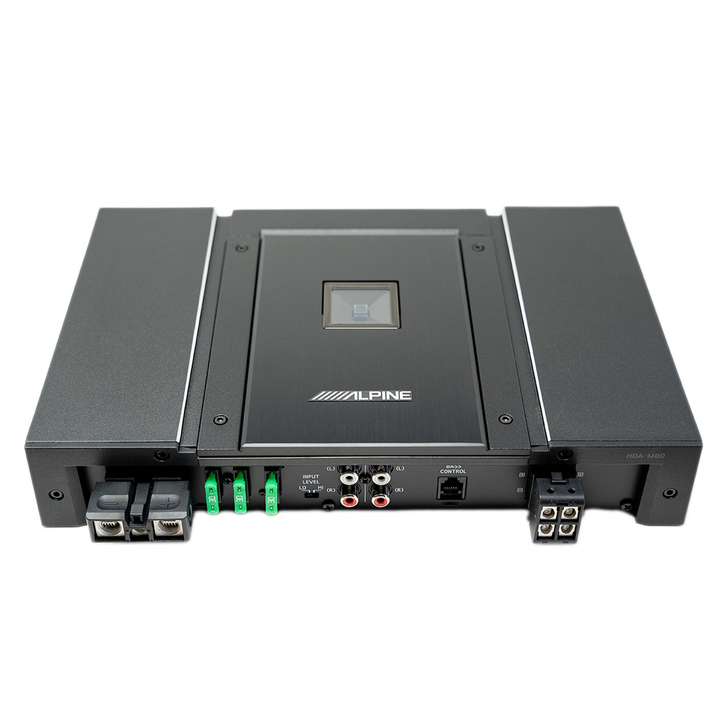 Alpine HDA-M80, Status Series Hi-Res Mono Car Subwoofer Amplifier, 900 Watts