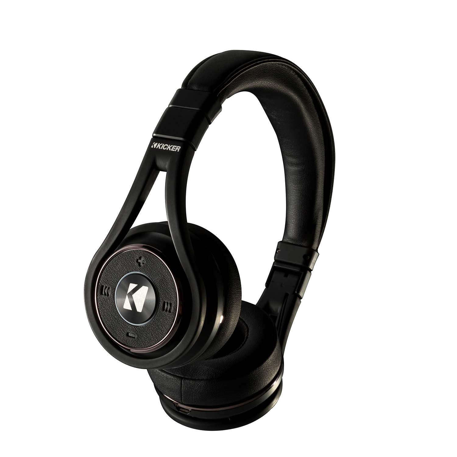 Kicker HPBT, Use with Siri® and Google™ assistants; 20 hr battery life; detachable cable and storage bag (45HPBT)