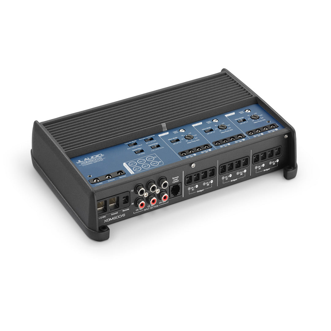 JL Audio XDM600/6, XDM Series Class D 6 Channel System Amplifier - 600 Watts RMS