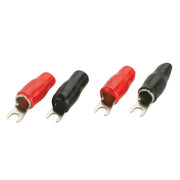 X2 by Scosche X2BS4-4, 4 Gauge Spade Terminal - 4 Pack