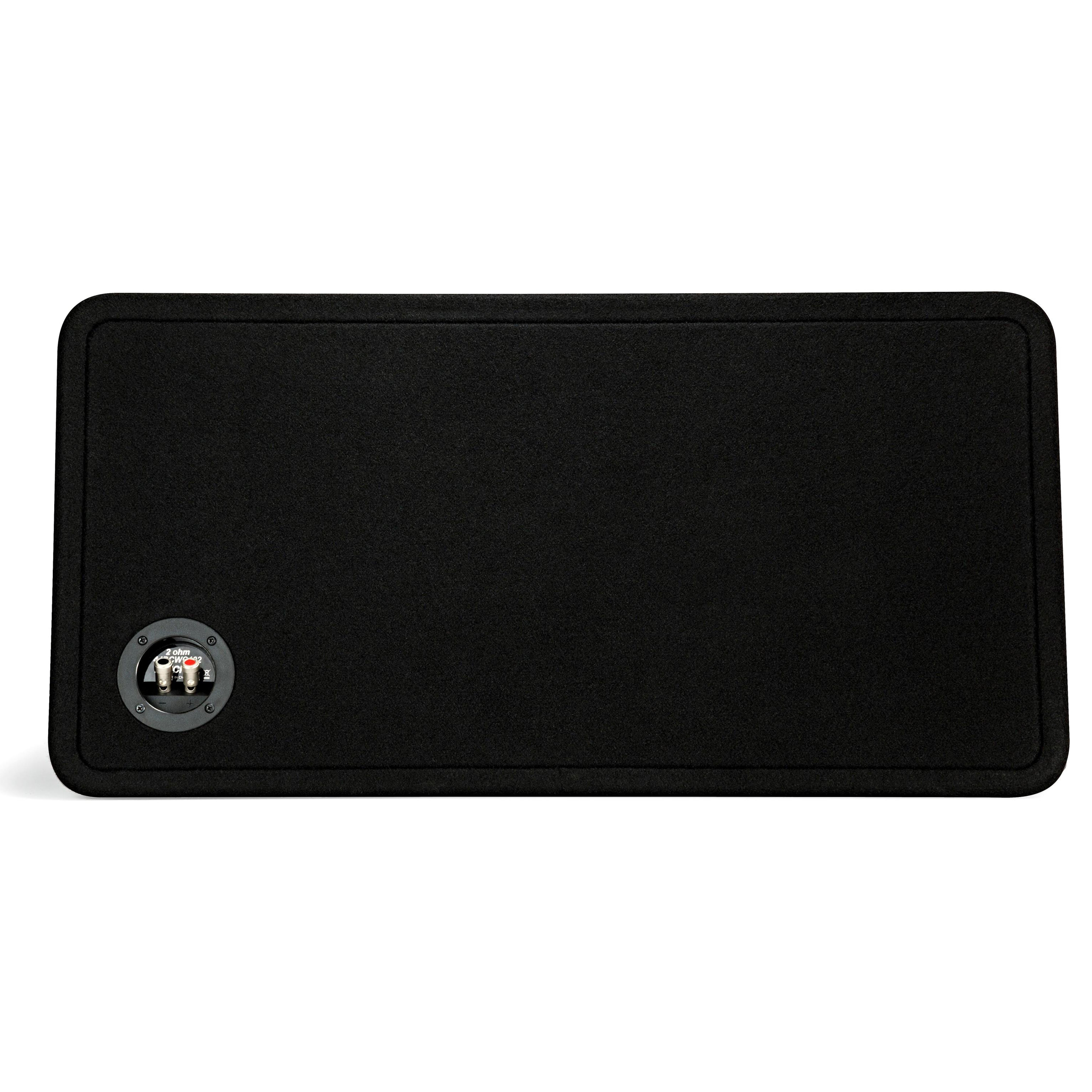 Kicker DCWC102, Dual CompC 10" Subs in Vented Enclosure, 2-Ohm, 600W (44DCWC102)