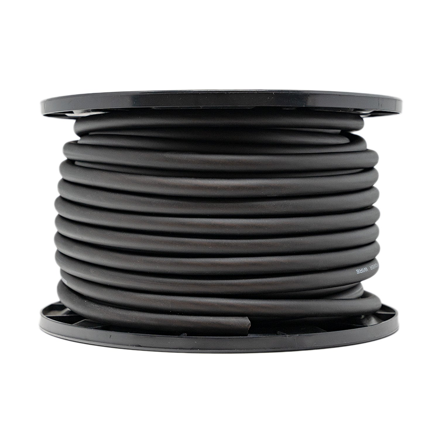 SoundBox CW4-100BK, 4 Gauge 100' CCA Amplifier Power / Ground Wire Spool, Black