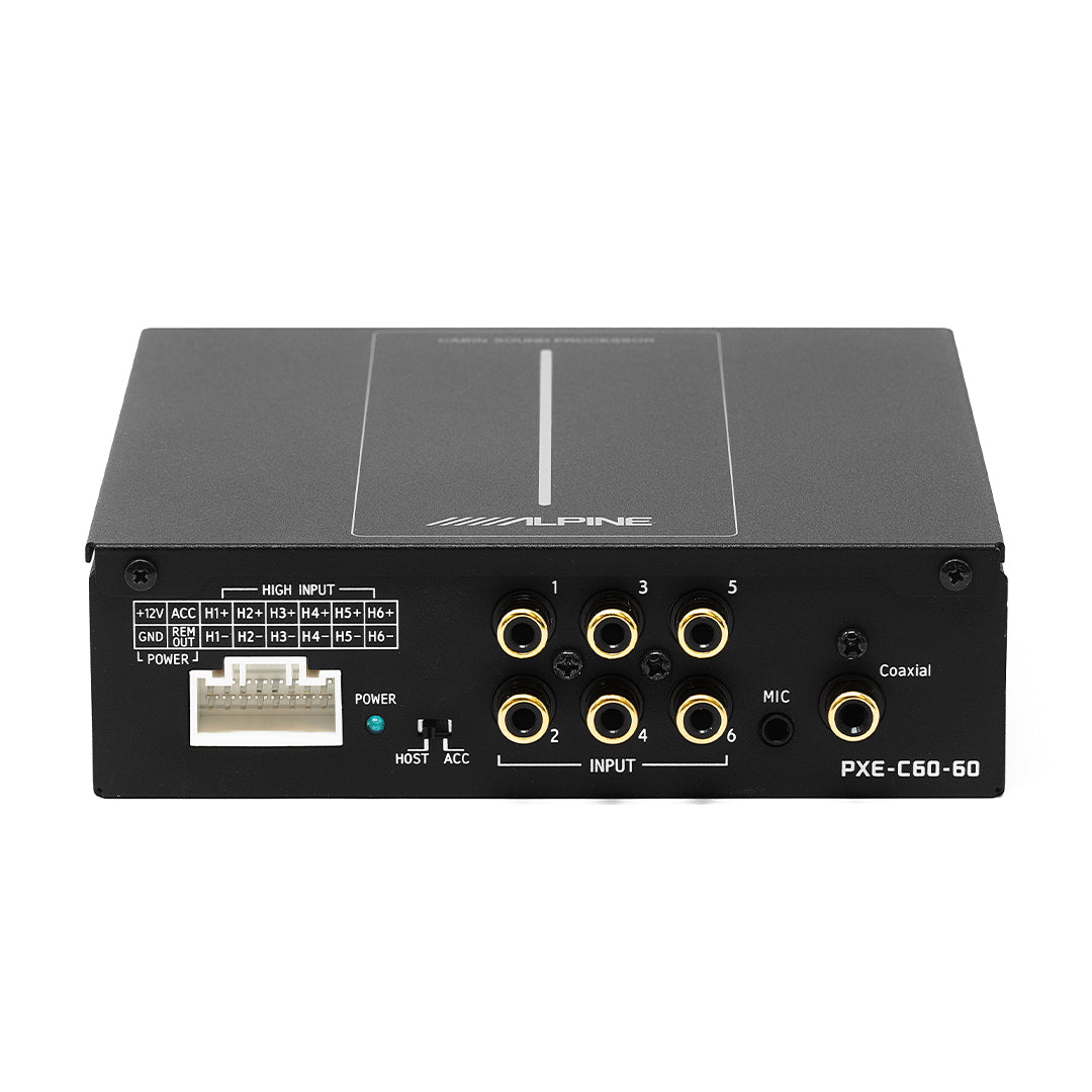 Alpine PXE-C60-60, OPTIM™6 6-Channel Sound Processor with Automatic Sound Tuning