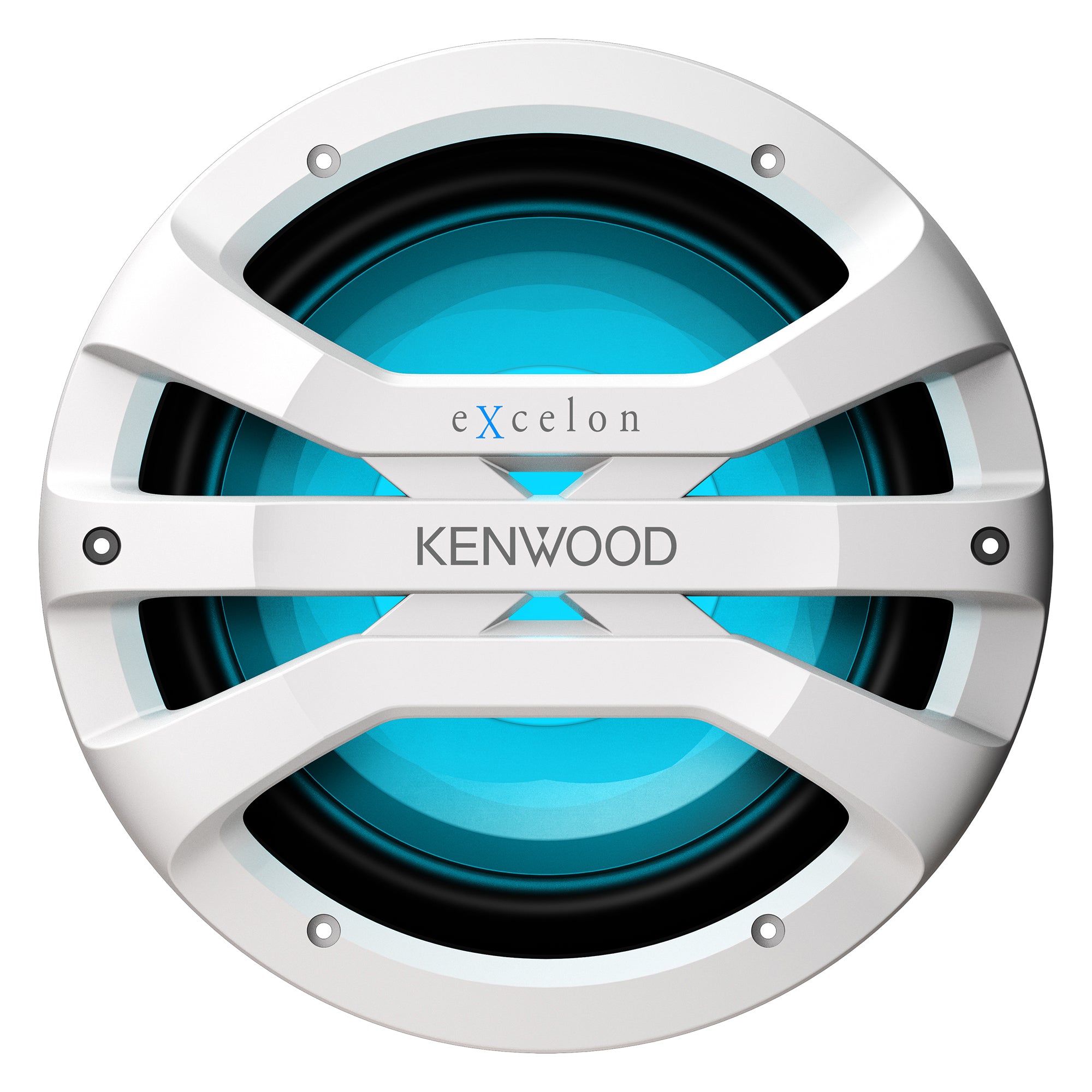 Kenwood XM1041WL, eXcelon 10" Single 4 Ohm Marine / Motorsports Subwoofer, White