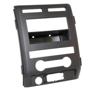 Scosche FD1442B, 2009-2012 Ford F-150 Pickup Lariat/Platinum, ISO Double DIN & DIN+Pocket Kit; Matte Black