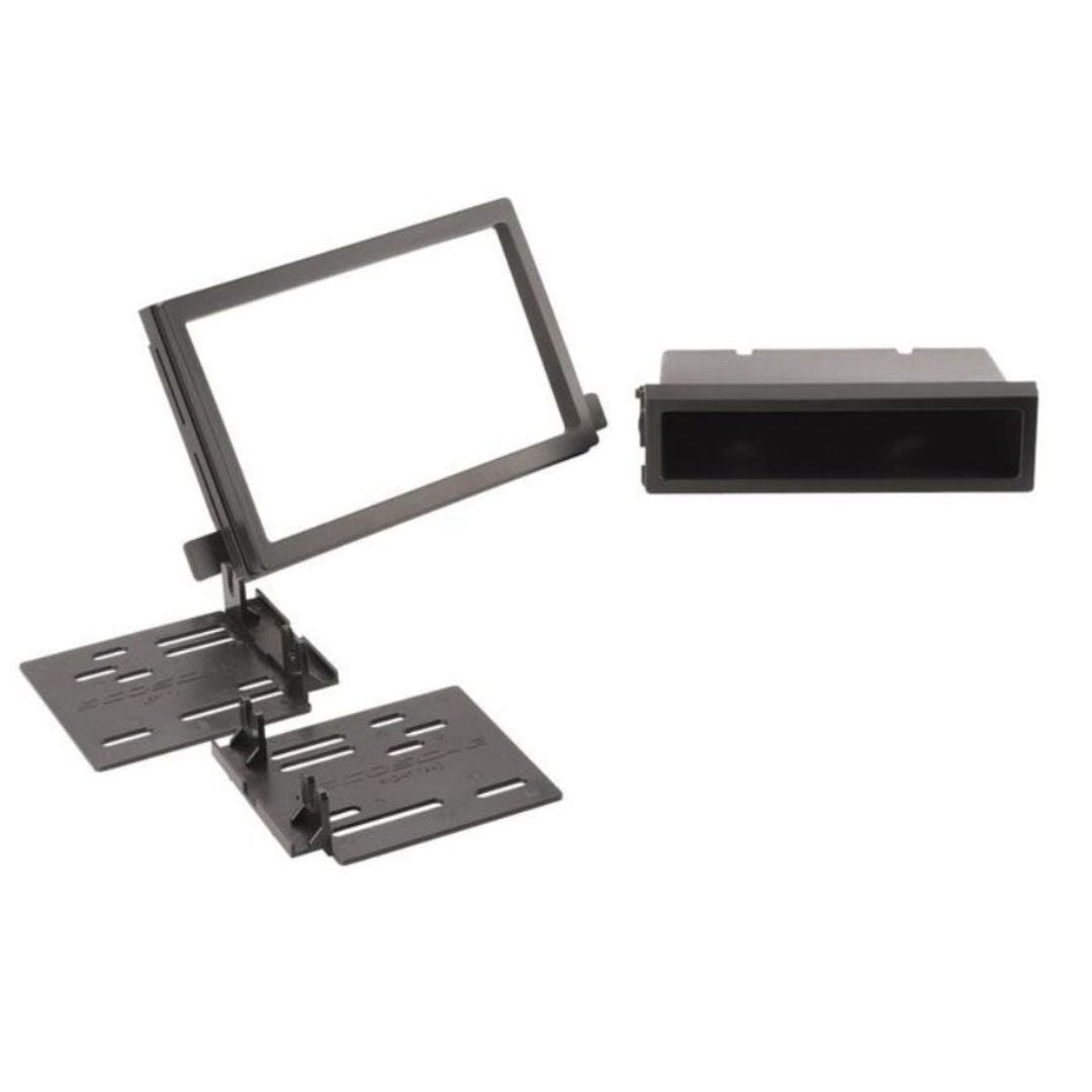 Scosche FD6204B, 2012_13 Ford Transit Connect ISO Double DIN & DIN+Pocket Kit