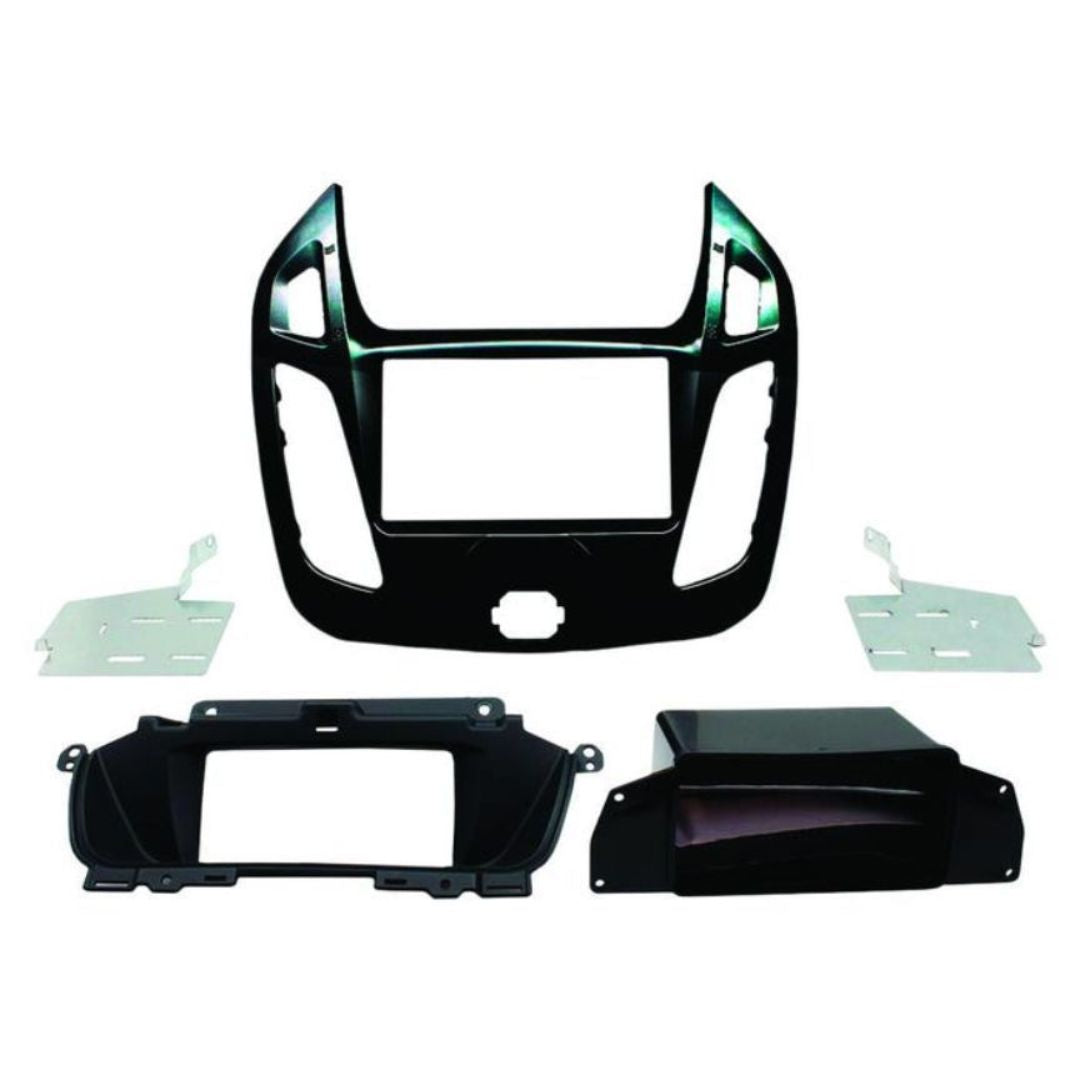 Scosche FD6211DDB, 2014-Up Ford Transit Connect 2014 w/ Removable Factory Airbag Light, Black