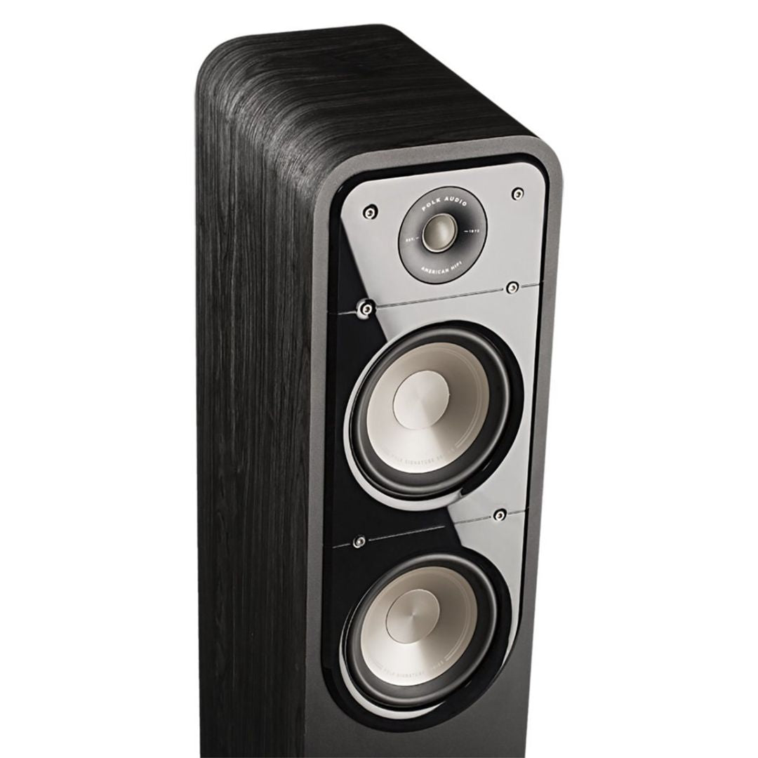 Polk Audio S55, Signature S55 Series Floorstanding Speaker (Washed Black Walnut)