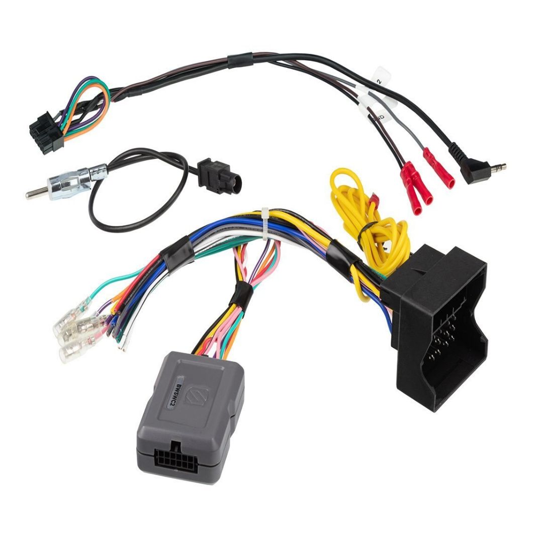 Scosche BW2379SWCB, 2014-Up Mini Cooper F55/F56 Double DIN w/ Steering Wheel Control