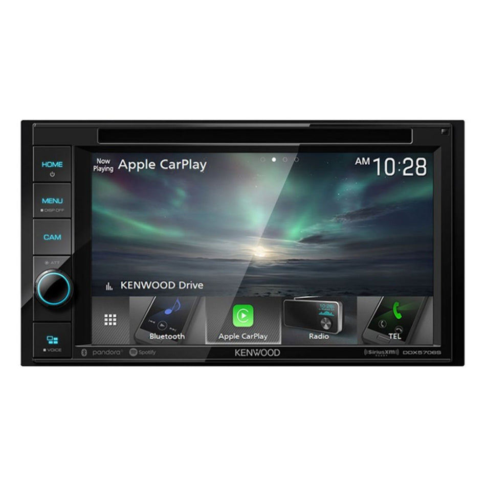 Kenwood DDX5706S, 6.2" DVD Multimedia Receiver w/  Apple CarPlay