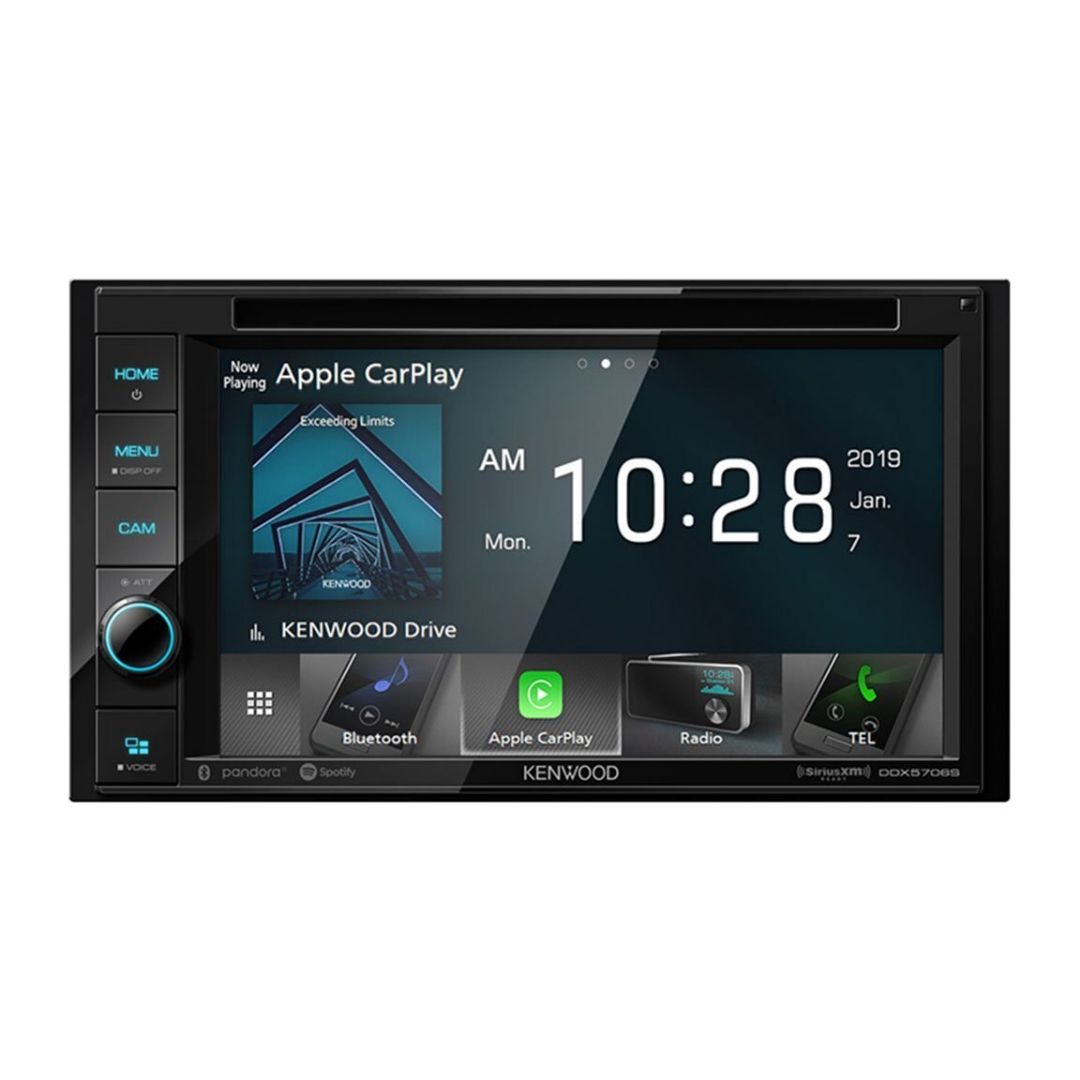 Kenwood DDX5706S, 6.2" DVD Multimedia Receiver w/  Apple CarPlay