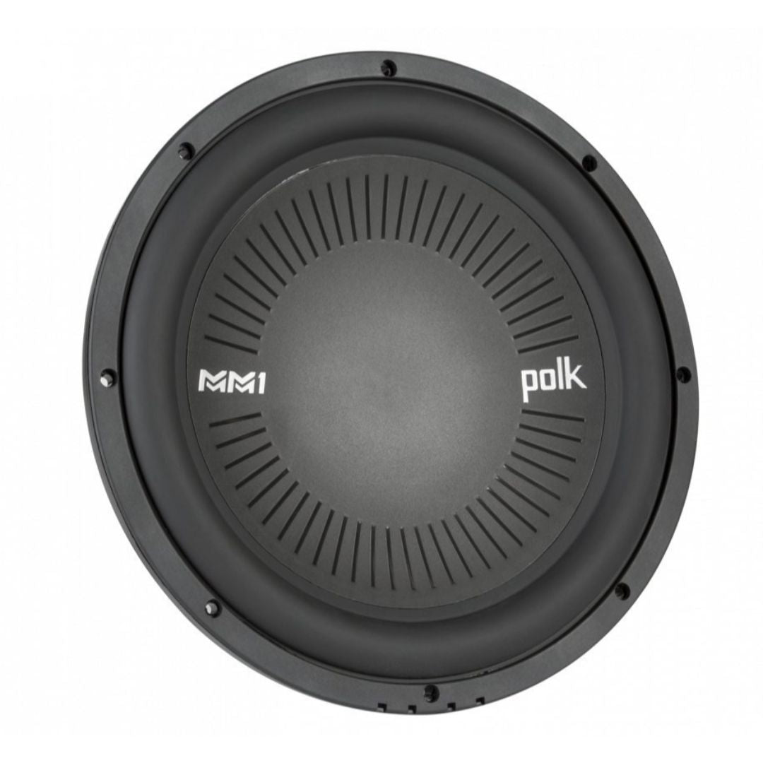 Polk Audio MM1242DVC, MM 12" Dual 4 Ohm Voice Coil Car, Marine, ATV Subwoofer