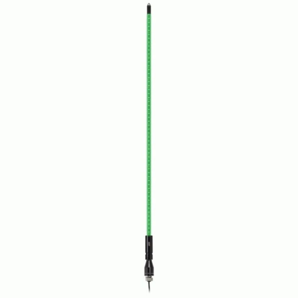 Metra MPS-GWHIP4, Single Color LED Whip Antenna 4ft - Green