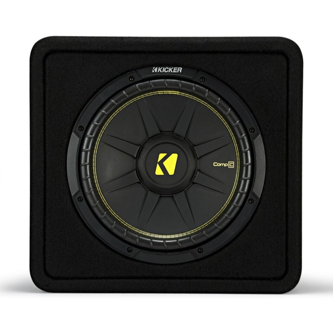 Kicker VCWC124, CompC 12" Sub in Vented Enclosure, 4-Ohm, 300W (44VCWC124)
