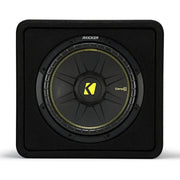Kicker VCWC124, CompC 12" Sub in Vented Enclosure, 4-Ohm, 300W (44VCWC124)