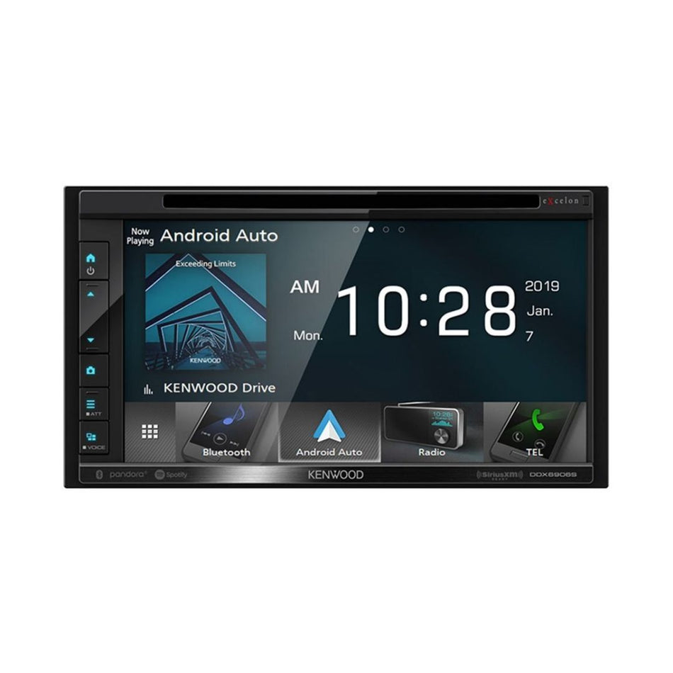 Kenwood DDX6906S, eXcelon 6.95" DVD Multimedia Receiver w/ CarPlay and Android Auto