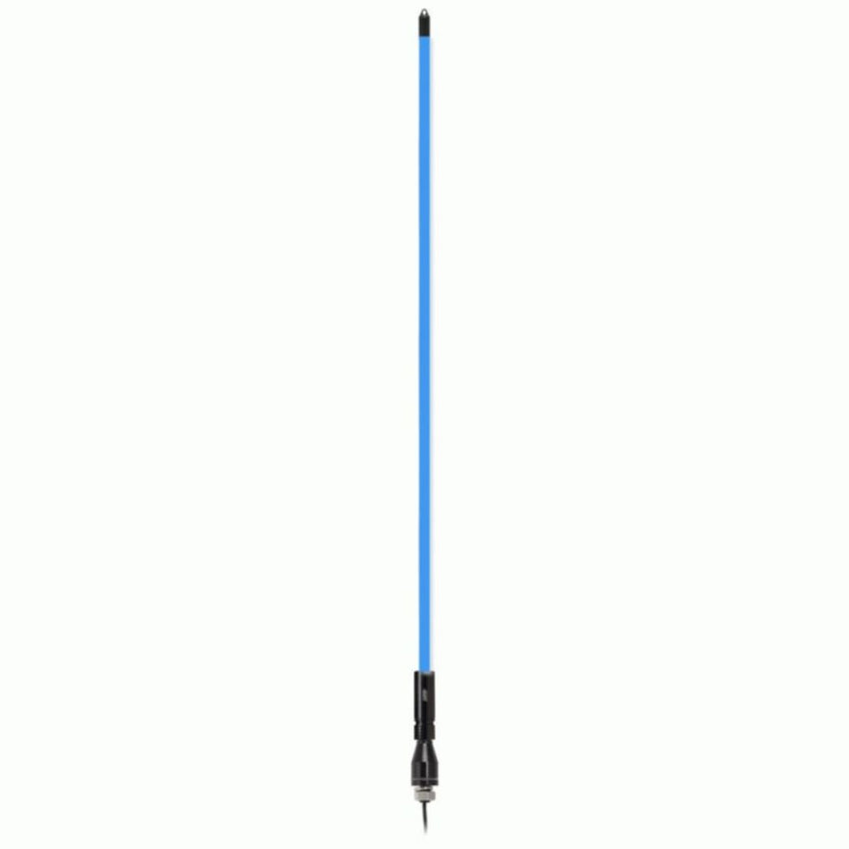 Metra MPS-FOBWHIP4, Single Color Fiber Optic Whip Antenna 4ft - Blue
