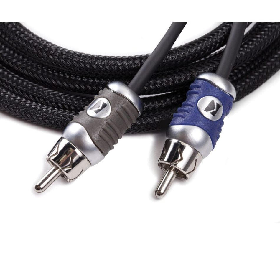 Kicker QI46, Q-Series Interconnect, 4-ch RCA Cable, 6m (46QI46)