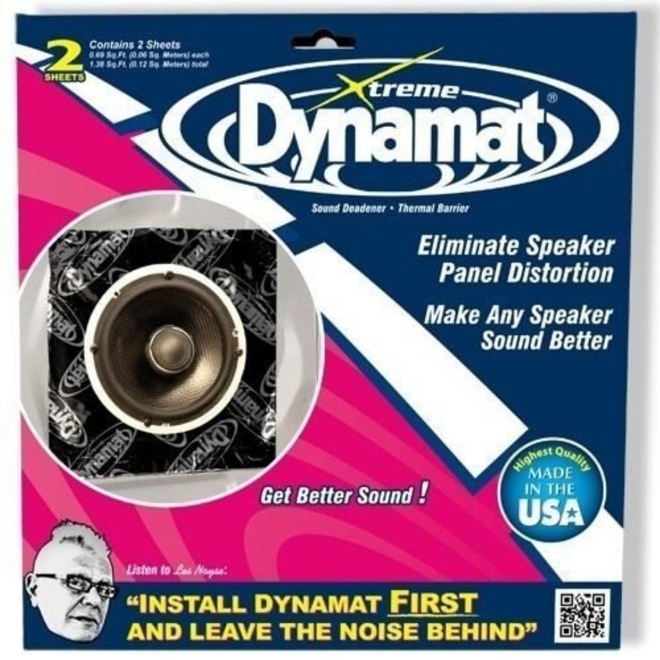 Dynamat 10415, Xtreme Series Speaker Kit 2 Sheets (10" x 10")
