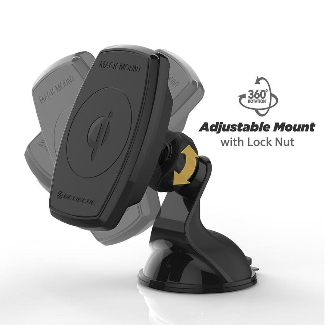 Scosche MQ2WD-XT, Wireless Charging Magnetic Window/Dash Mount