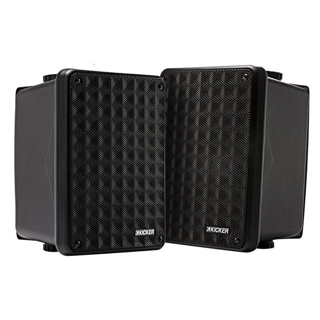 Kicker KB6B, Black 2-way 6.5” Mids; 2x5 horn, 8 ohm, 6-75w RMS (46KB6B)