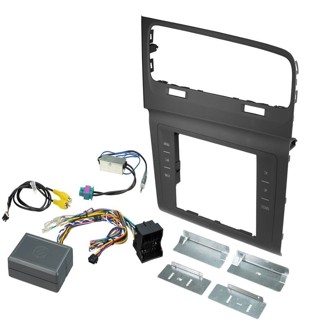 Scosche VW2352B, 2015 Volkswagen Golf ISO Double DIN Kit (Mark 7 Models)